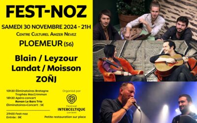 Éliminatoires MacCrimmon + Fest-Noz FIL – Samedi 30 novembre, Plœmeur